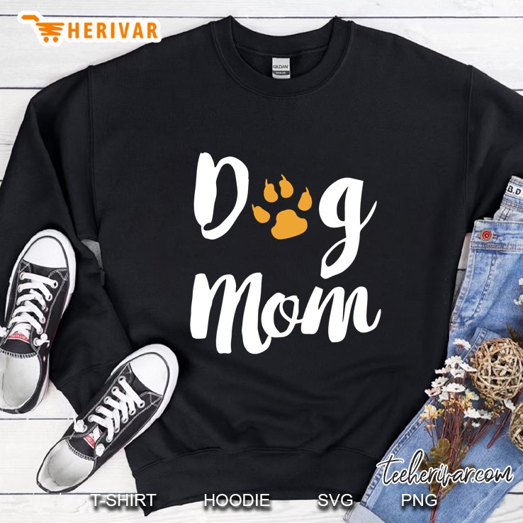 Dog Mom Paw Print Version2 Sweatshirt