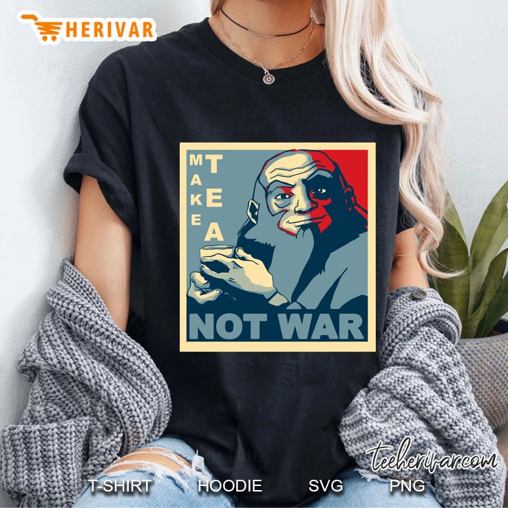 Avatar Iroh Make Tea Not War Ladies Tee