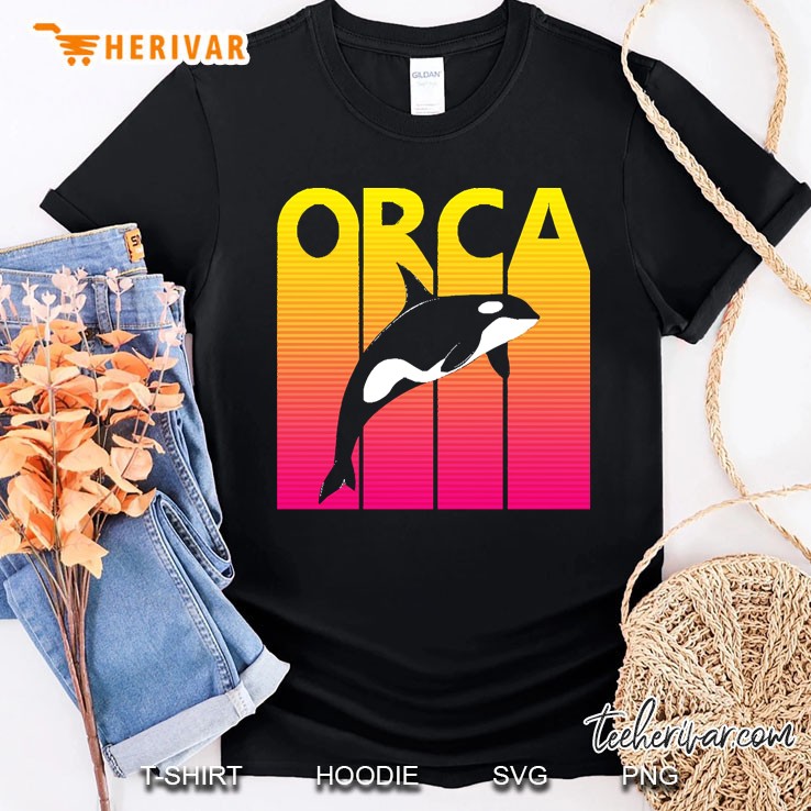 Funny Vintage Retro Orca Shirt