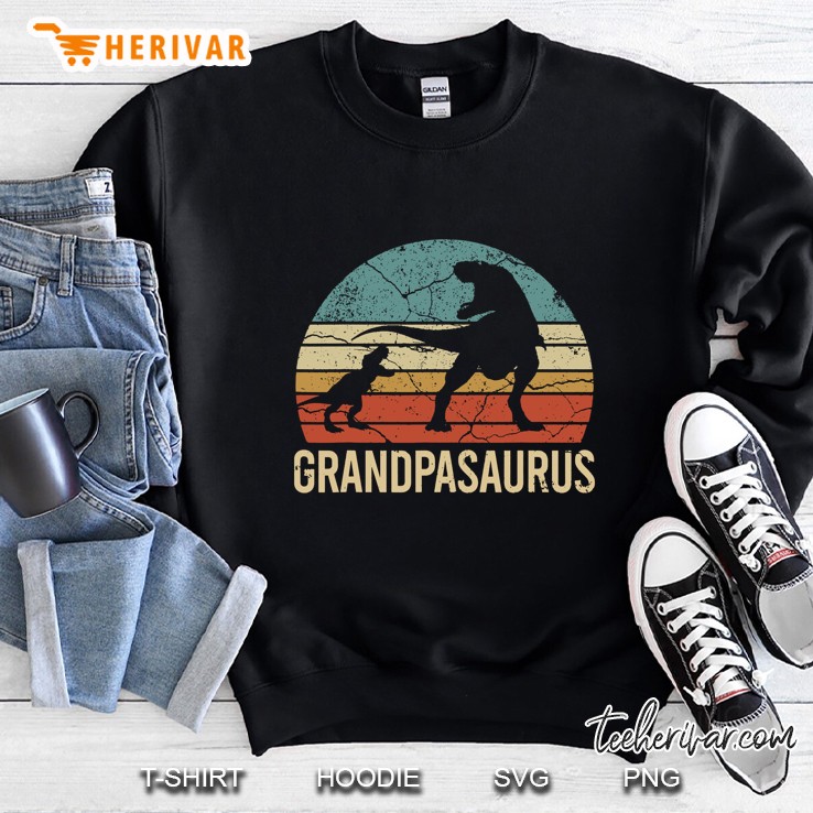 Grandpasaurus Dinosaurs Silhouette Version Sweatshirt
