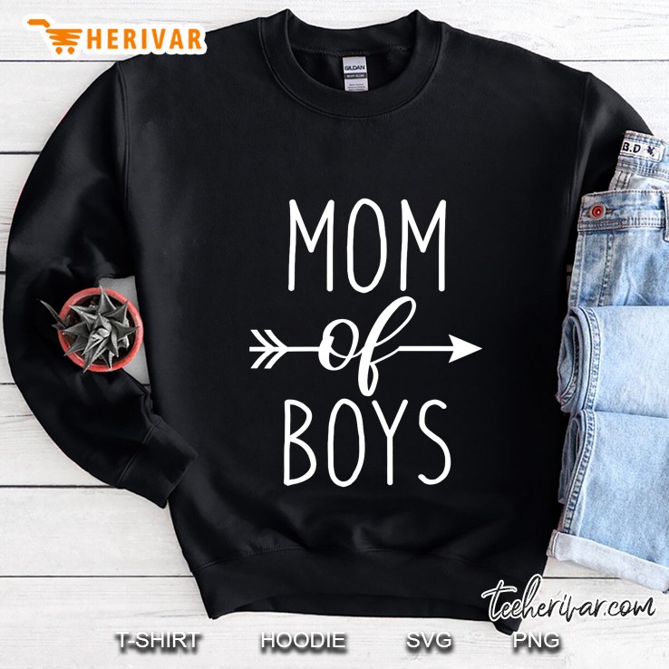 Mom Of Boys Arrow Version Sweatshirt