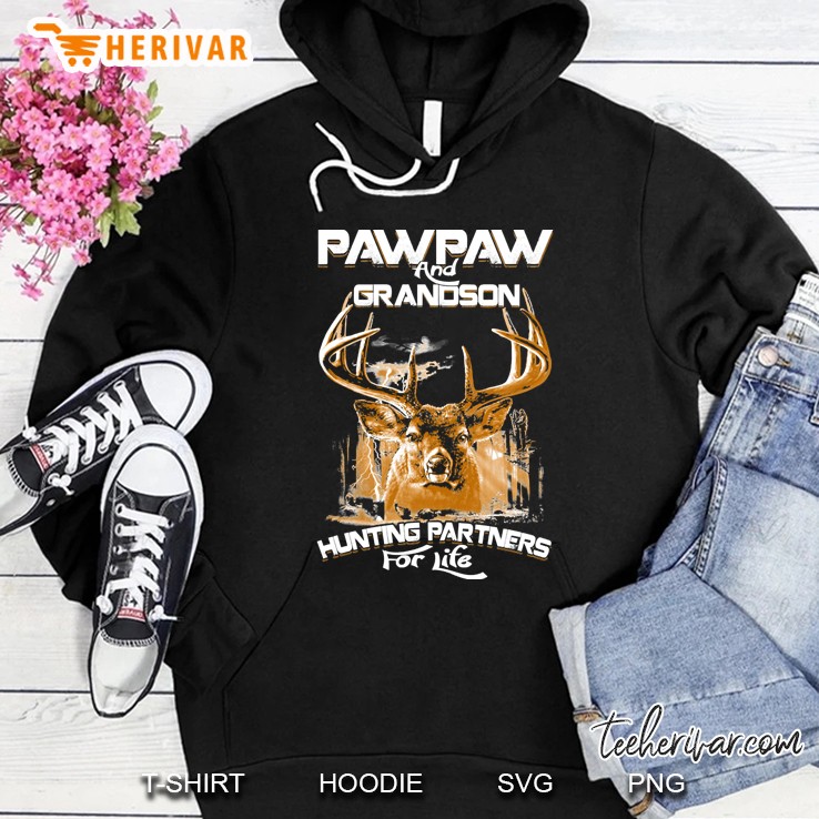 Pawpaw And Grandson Hunting Partners For Life Hoodie