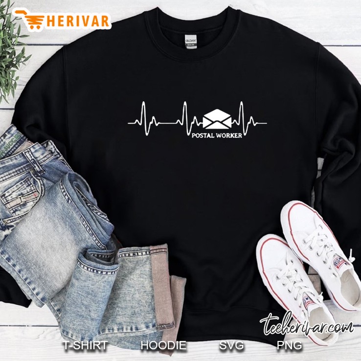 Postal Worker Heartbeat Sweatshirt