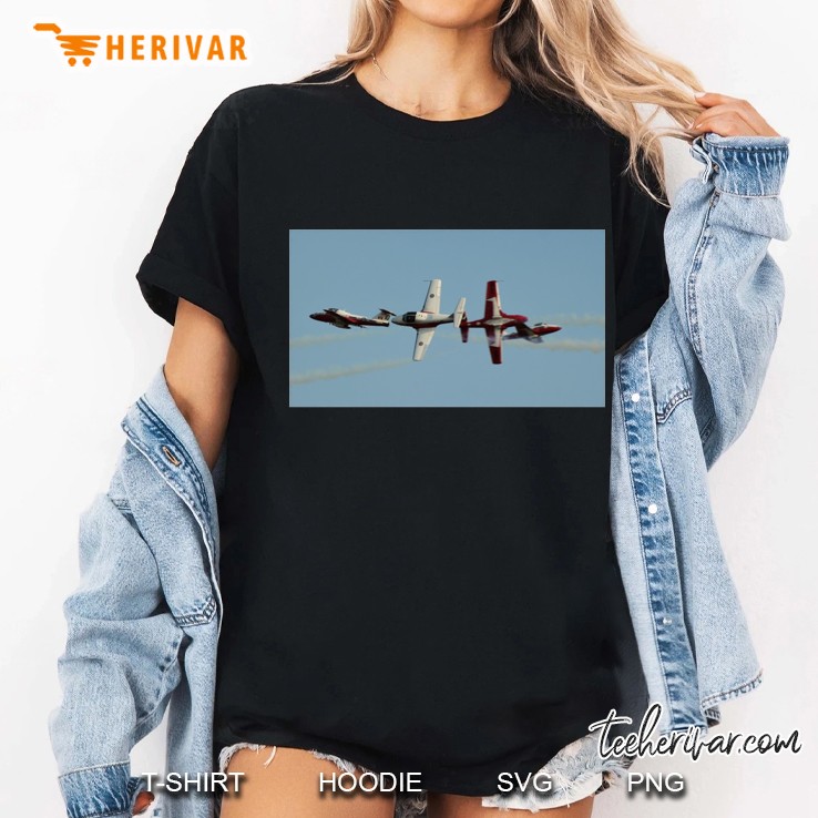 Rcaf Snowbirds Crossing Ladies Tee