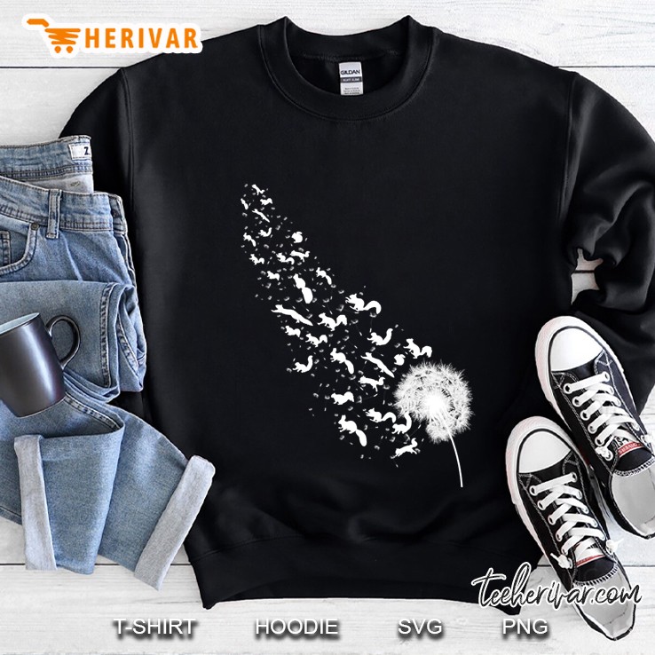 Squirrel Dandelion Funny Sweatshirt