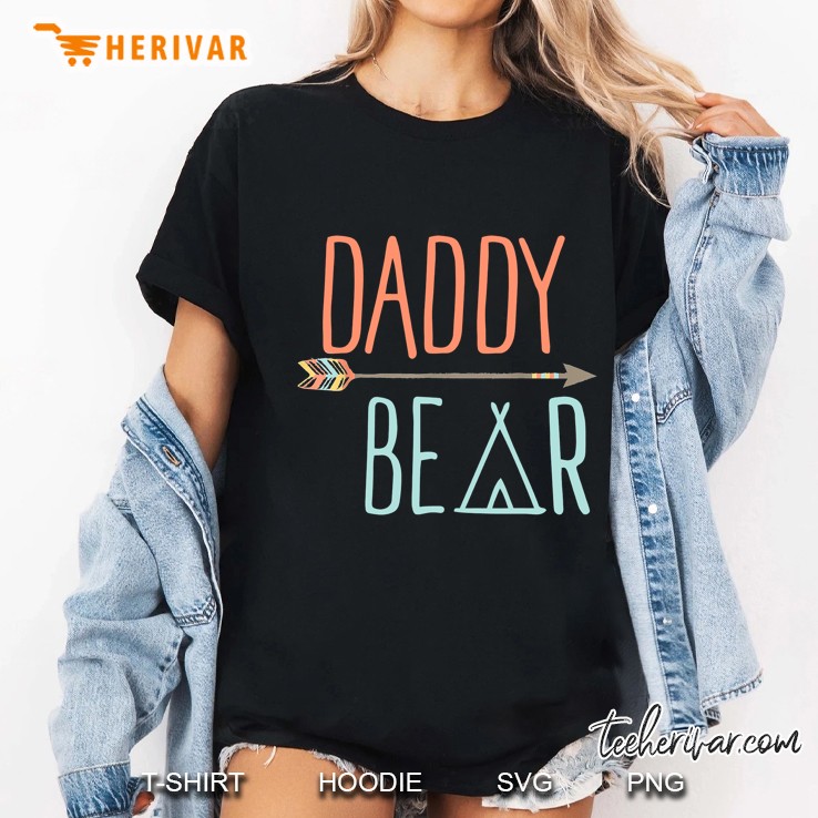 Daddy Bear Tribal Arrow Version Ladies Tee