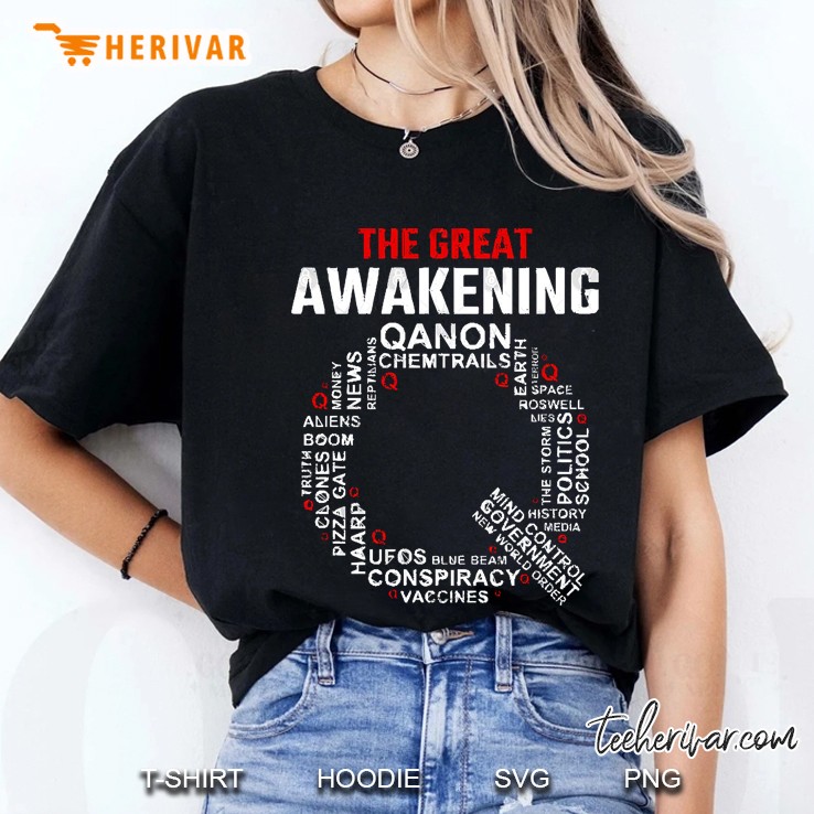 The Great Awakening Word Cloud Ladies Tee