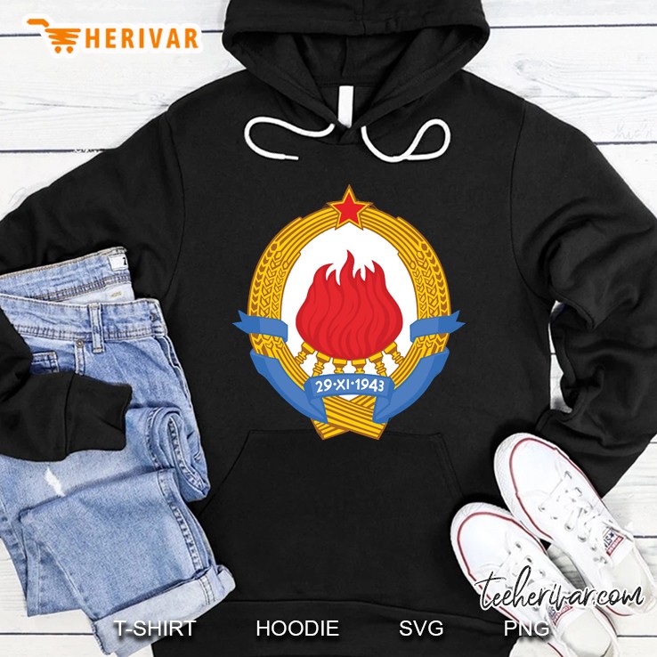 Yugoslavia Emblem Hoodie