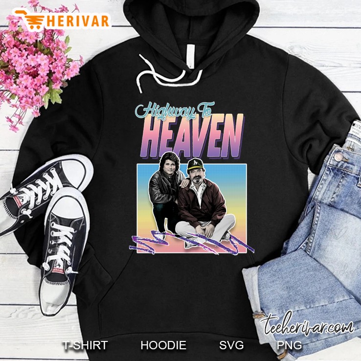 Highway To Heaven 80S Styled Tribute Design Hoodie