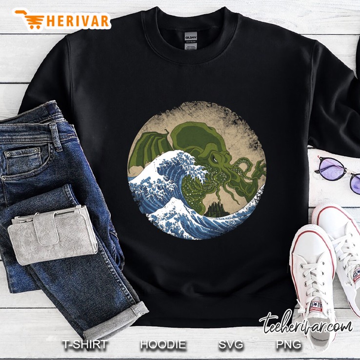 Hokusai Cthulhu Sweatshirt