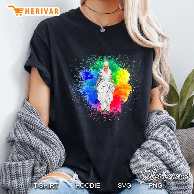 Rupaul Rainbow Queen Ladies Tee