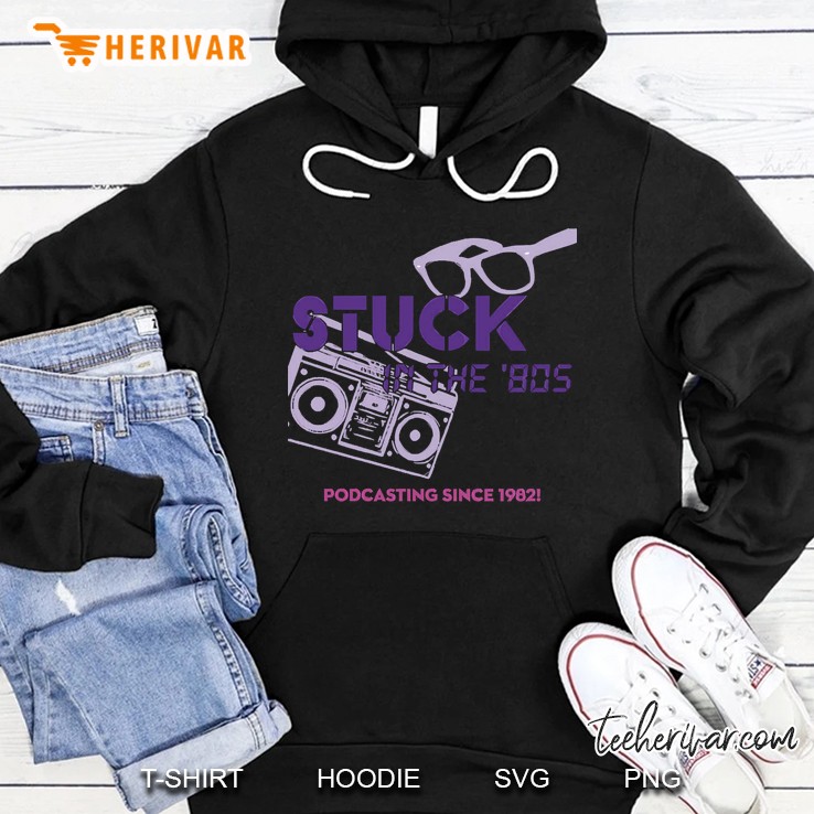 Stuck In The 80S Boom Box Hoodie