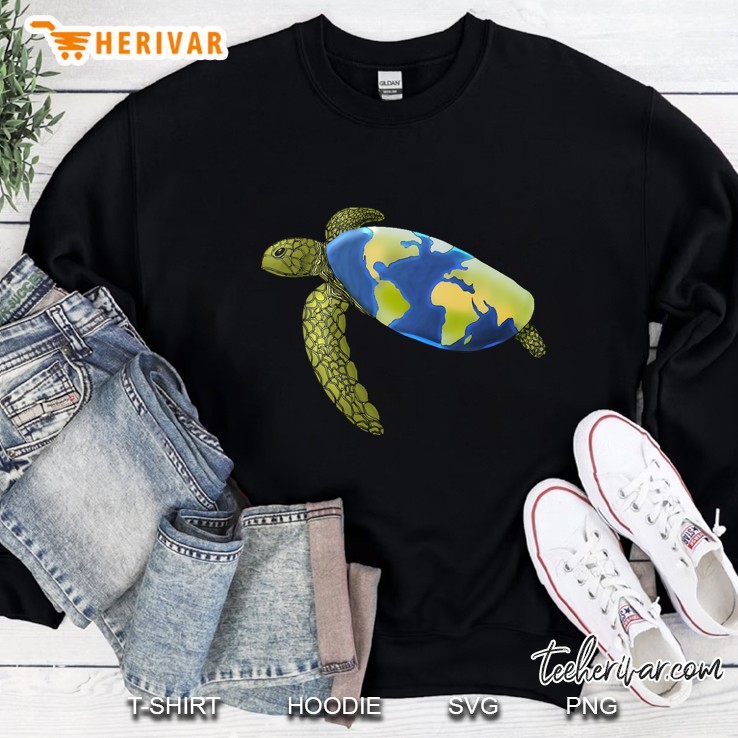 Turtles Holding The World Sweatshirt