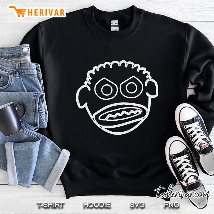 Angry Blackmen White Logo Sweatshirt
