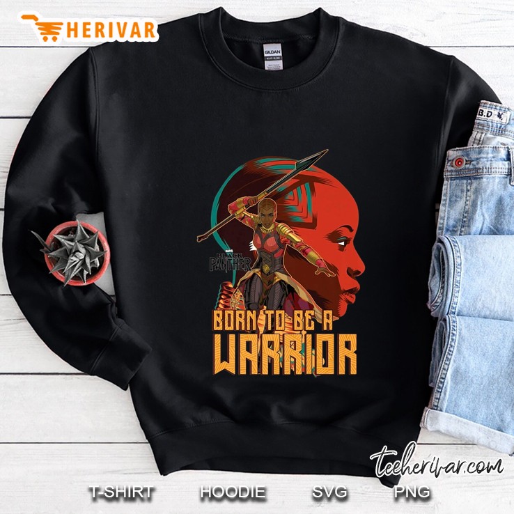 Marvel Black Panther Born To Be A Warrior Okoye Version Sweatshirt