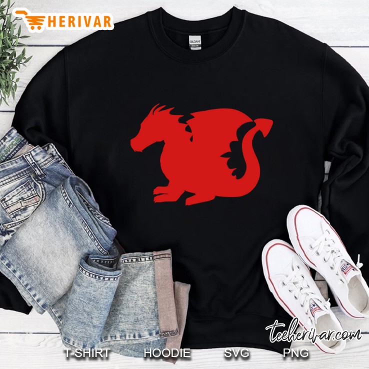 Baby Red Dragon Silhouette Sweatshirt