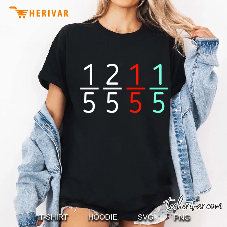 One Fifth, Two Fifth, Red Fifth, Blue Fifth Ladies Tee