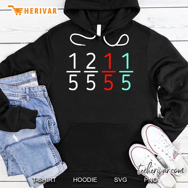 One Fifth, Two Fifth, Red Fifth, Blue Fifth Hoodie