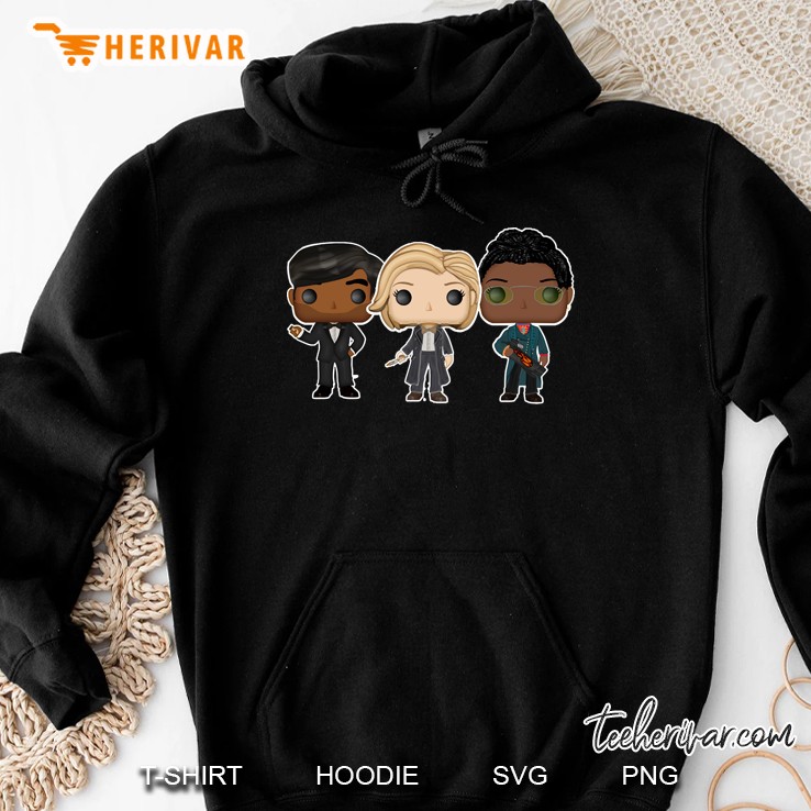 Doctor Who Ruth Doctor And The Master Timelords Three Hoodie
