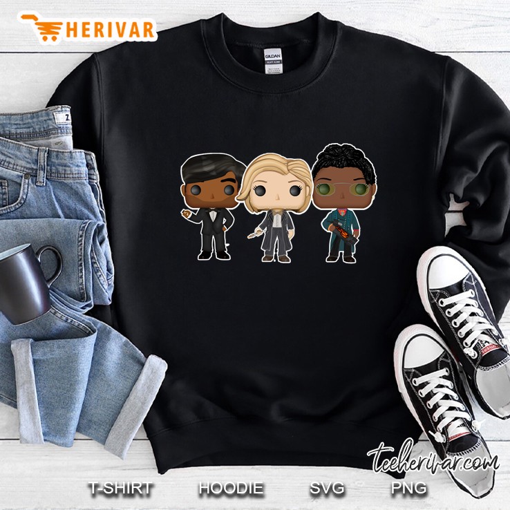 Doctor Who Ruth Doctor And The Master Timelords Three Sweatshirt