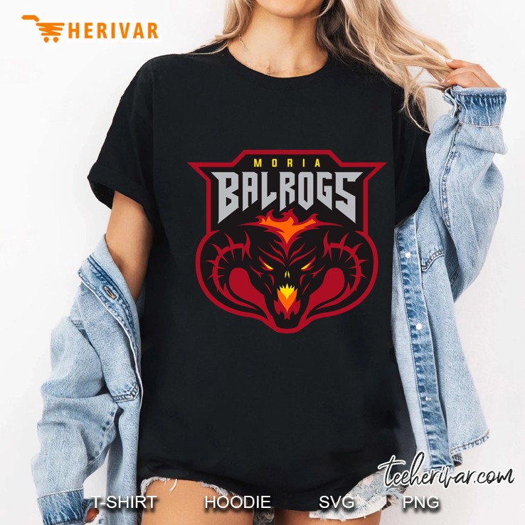 Moria Balrogs Team Logo Ladies Tee