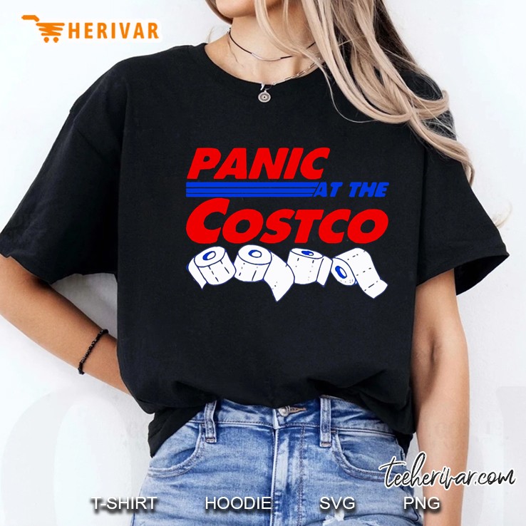 Panic At The Costco Toilet Paper Panic Ladies Tee