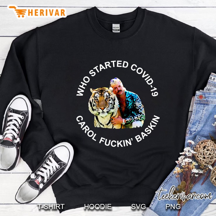 Tiger King Joe Exotic Carole Baskin Funny Meme Sweatshirt