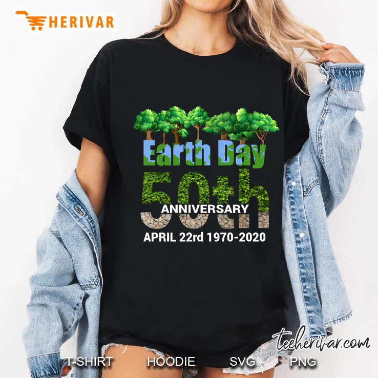 50Th Anniversary Earth Day Shirt 22Nd April Ladies Tee