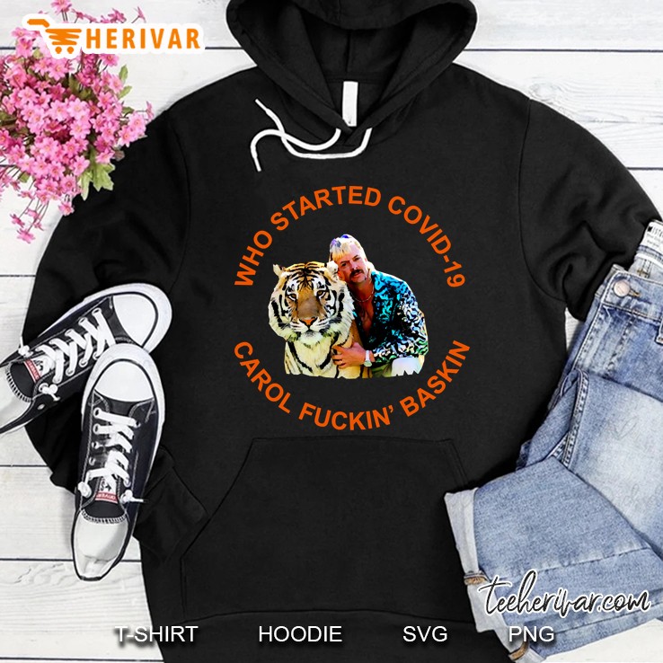 Tiger King Joe Exotic Carole Baskin Covid Hoodie
