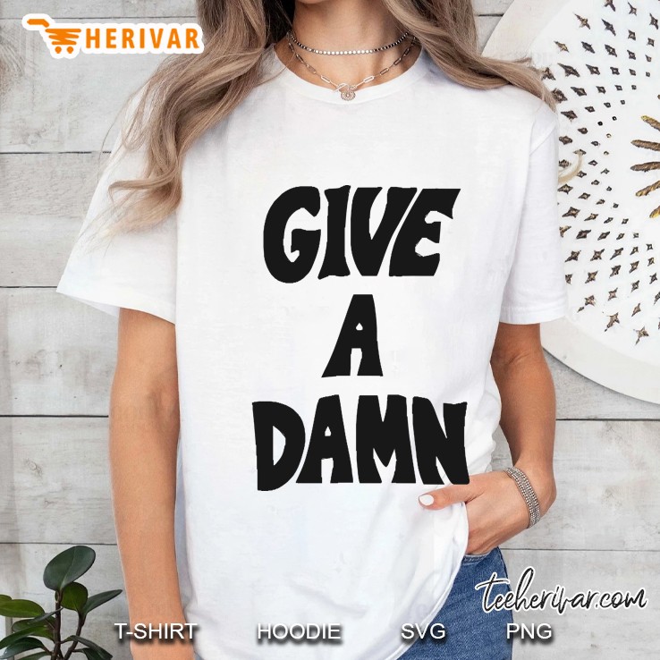 Give A Damn As Worn By Alex Turner Black Ladies Tee