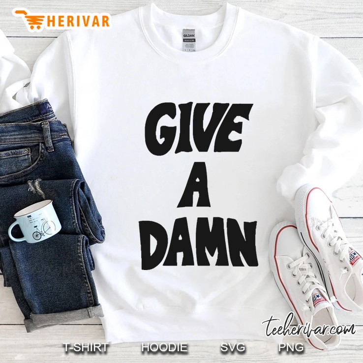 Give A Damn As Worn By Alex Turner Black Sweatshirt