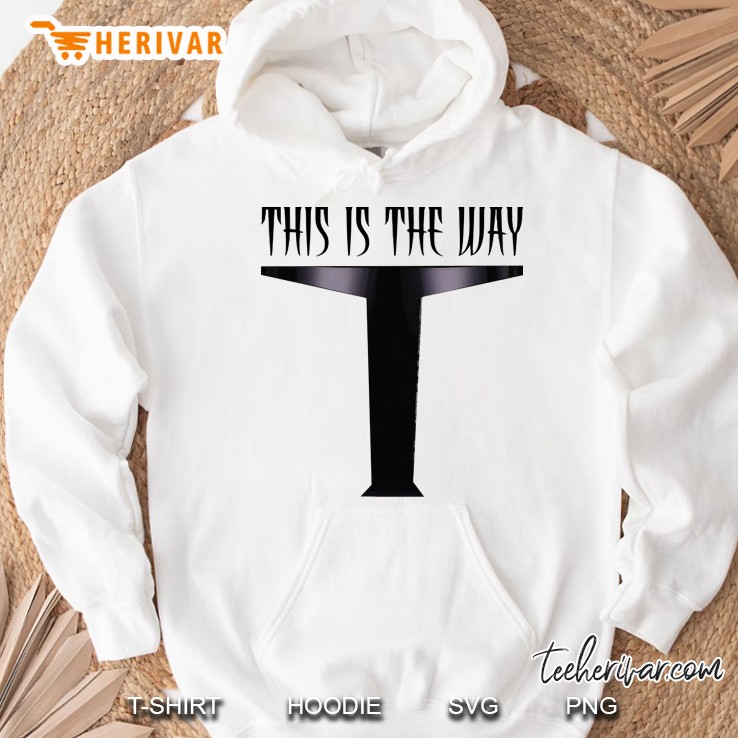 This Is The Way Visor - Full Front Hoodie