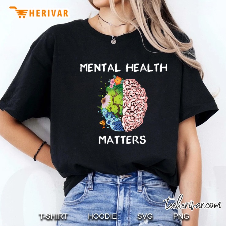 Mental Health Awareness Shirt Depression Motivation Ladies Tee