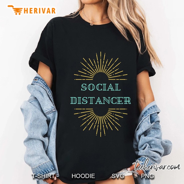 Social Distancing Social Distancer Ladies Tee