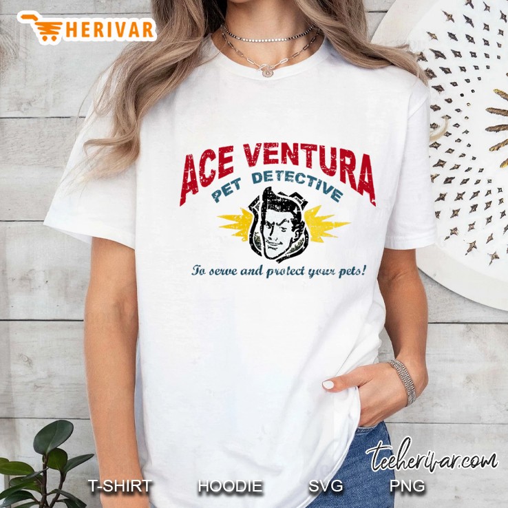 Ace Ventura Pet Detective Distressed Ladies Tee