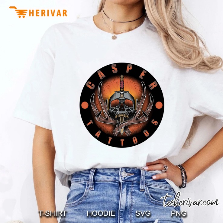 Casper Tattoos Logo Ladies Tee