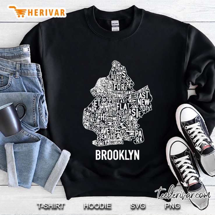 Brooklyn Map Sweatshirt