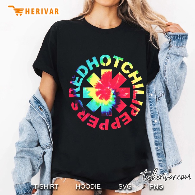 Red Hot Chili Peppers Tie Dye Logo Ladies Tee