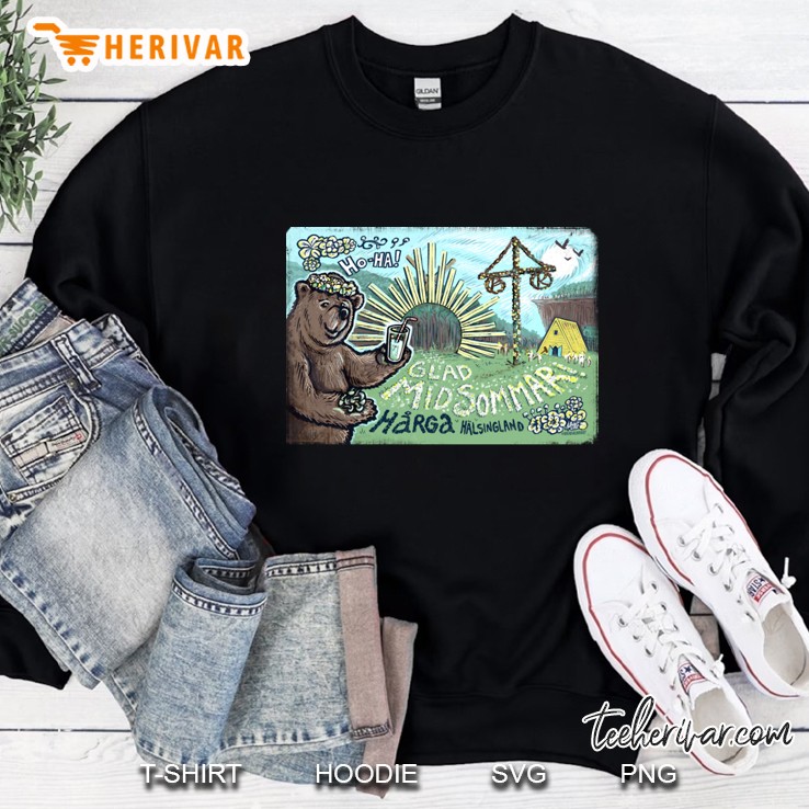 Ho-Ha Glad Midsommar Bear Sweatshirt