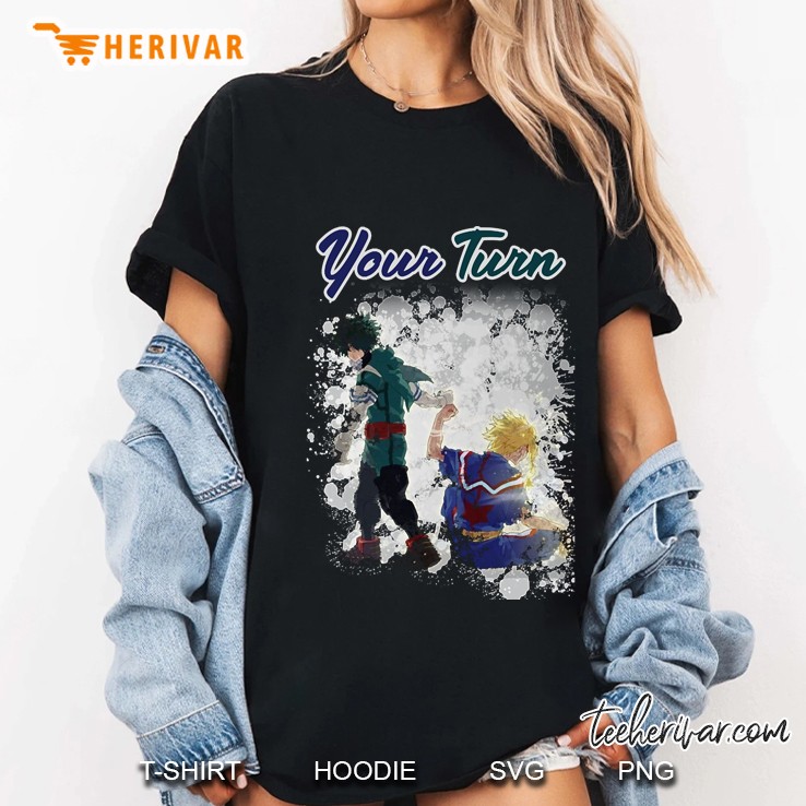 My Hero Academia - All Might Your Turn Midoriya Ladies Tee
