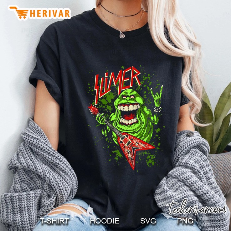 Slimer Thrashin&39; Mad Ladies Tee