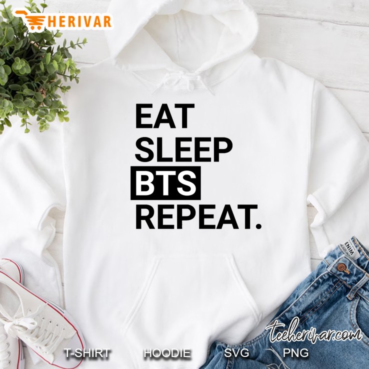 Eat Sleep Bts Repeat Hoodie