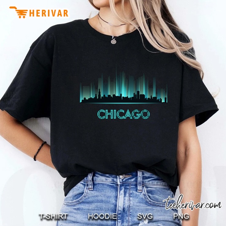I Love Chicago Chicity Ladies Tee