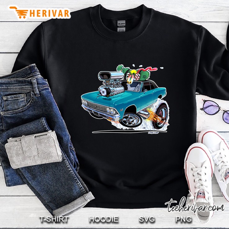 Vince Crains 1966 Chevelle Super Sport Blue Sweatshirt