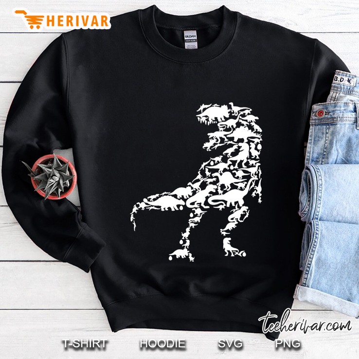 Dinosaurs T Rex Silhouette Sweatshirt