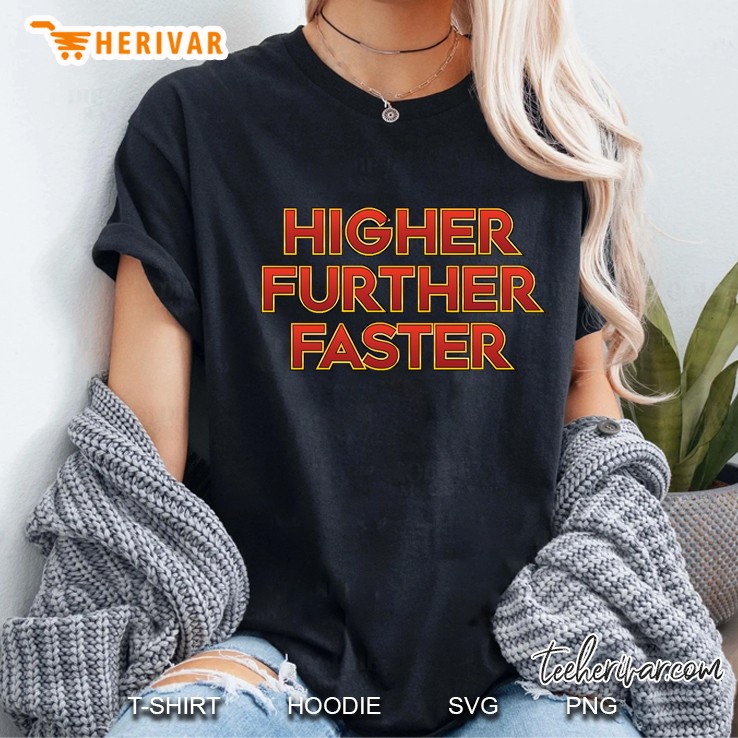 Captain Marvel - Higher Further Faster Ladies Tee