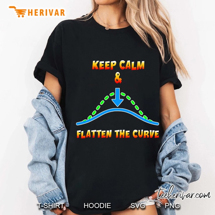 Flatten The Curve Public Health Virus Flu Support Ladies Tee
