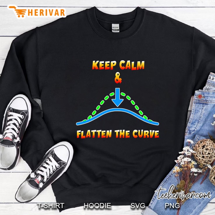 Flatten The Curve Public Health Virus Flu Support Sweatshirt