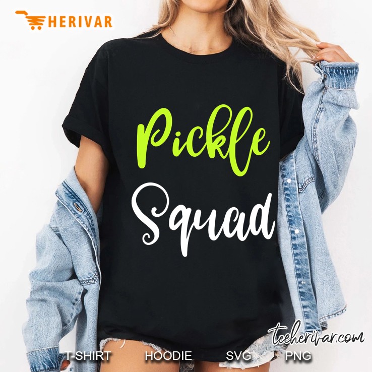 Pickleball Pickle Squad Pickle Lover Gift Ladies Tee