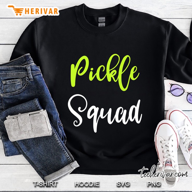 Pickleball Pickle Squad Pickle Lover Gift Sweatshirt